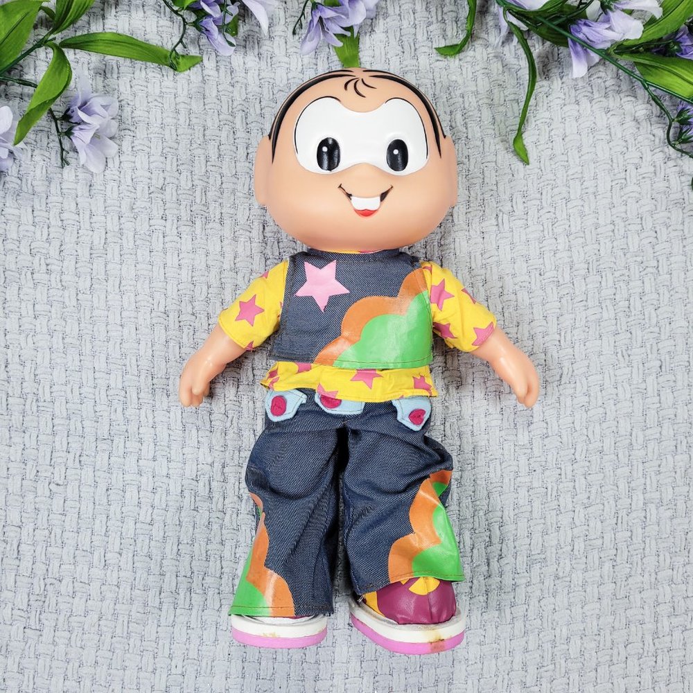Multibrink Turma da Monica Monica's Gang Mauricio Doll Vintage Brazil TV